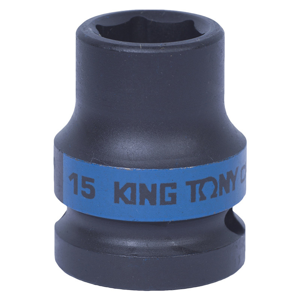 Головка торцевая ударная шестигранная 1/2&quot;, 15 мм KING TONY 453515M
