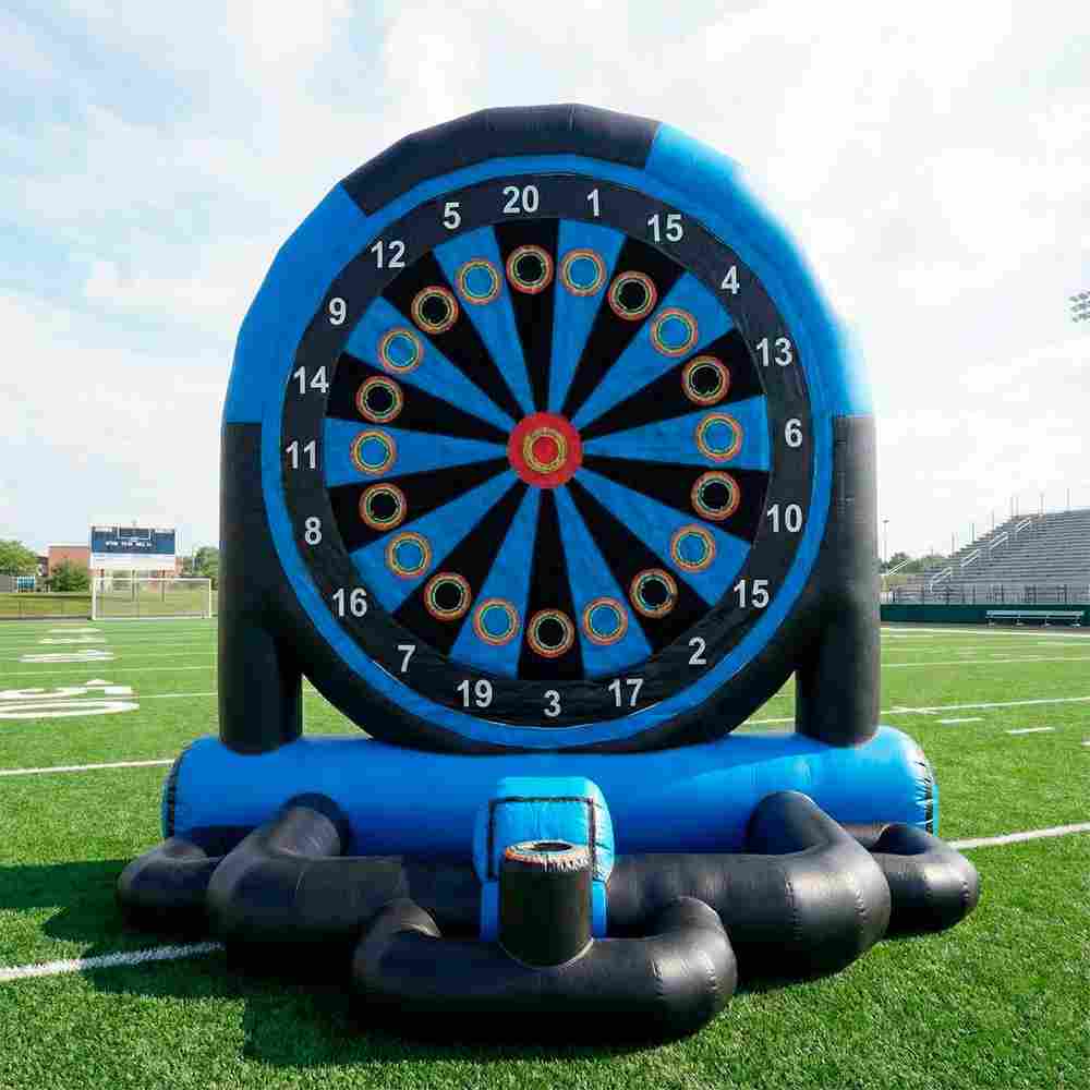 Надувной дартс «Высшая лига» на подкачке, диаметр 4 м, размер 4×3×4,5 м