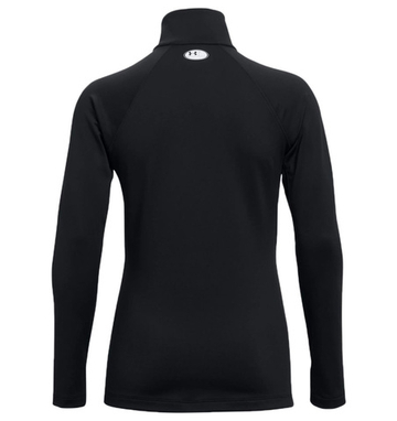 Женская Кофта теннисная Under Armour Women's ColdGear Authentics 1/4 Zip - черный
