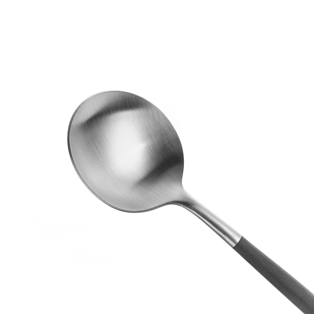 Набор столовых приборов на 6 персон 24 предмета Cutipol Goa matte grey в подарочной упаковке