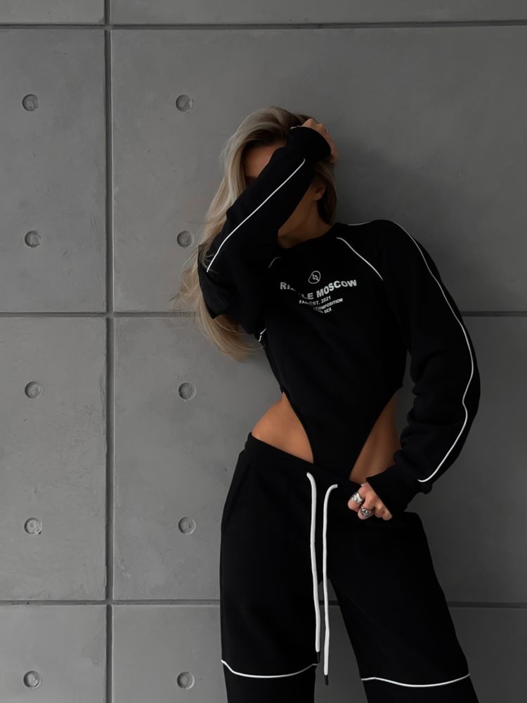 Брюки-карго из футера Universe