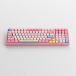 AKKO 3098B Doraemon Macaron  3 Modes RGB Hot Swap  Akko CS Jelly blue Switch,Cherry profile keycap
