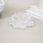 Подсвечник «Изящный цветок» 9*5 см, Белый