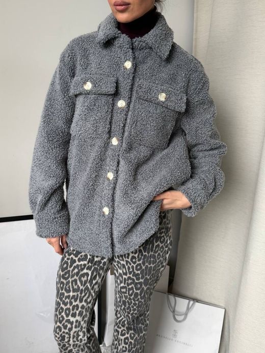 Куртка букле Abercrombie & Fitch, S