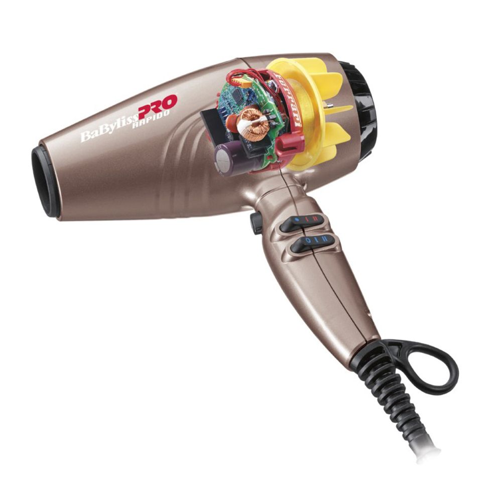 Профессиональный фен BaByliss PRO Rapido Ferrari BAB7000IRGE 2200W Rose Gold - 2
