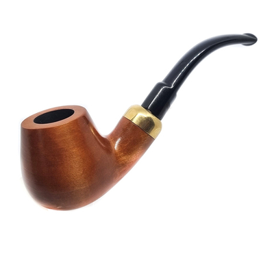 Трубка "Mr. Brog" №22 Bent Stecker светло-коричневый(Охладитель, Груша)