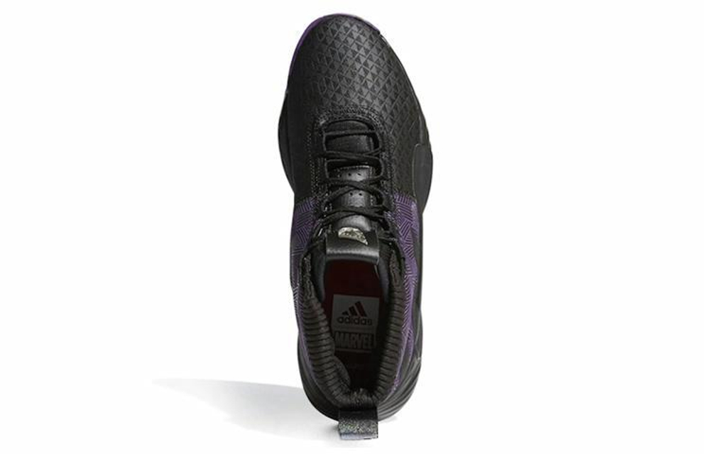 Кроссовки Marvel X Adidas Dame 5 "Black Panther"