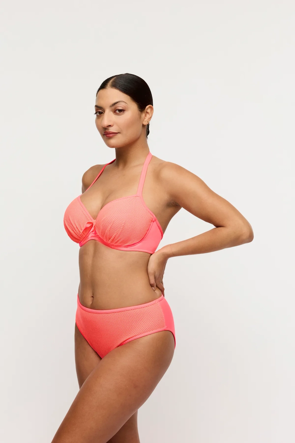 PRIMADONNA Swim Riva Топ с полной чашкой, неоновый розовый