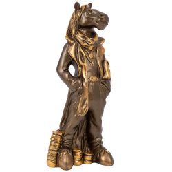 Скульптура Конь Оскар Бронза