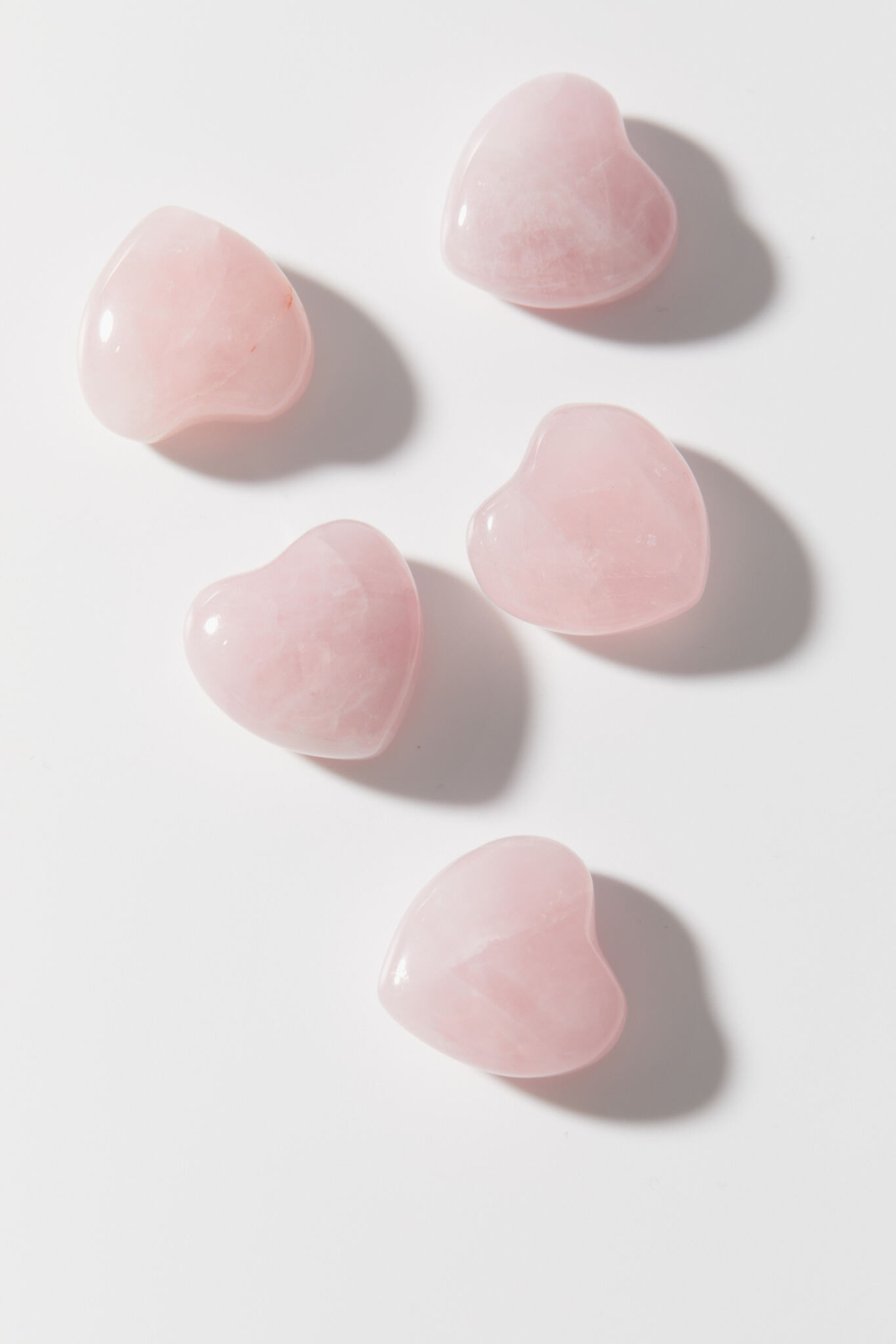 Сердечко из розового кварца M