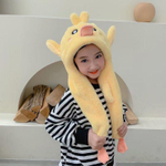 Плюшевая шапка Зверята