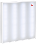 Светильник LED-панель ДВО 2001A 40Вт 5000К IP40 588х588мм Грильято опал БАП 3ч LIGHTING PRO IEK