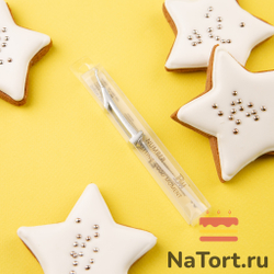 Свеча для торта мини, цифра 1 (серебро, 4,5 см)