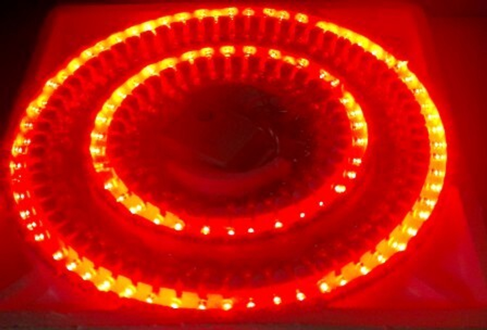 Гирлянда (синяя коробка)100 LED красная