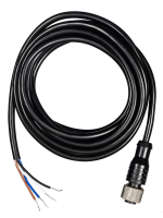 Кабель с разъёмом 5 метров. Разъём M12 прямой. 4-pin KJT-J12S4-5M-TA