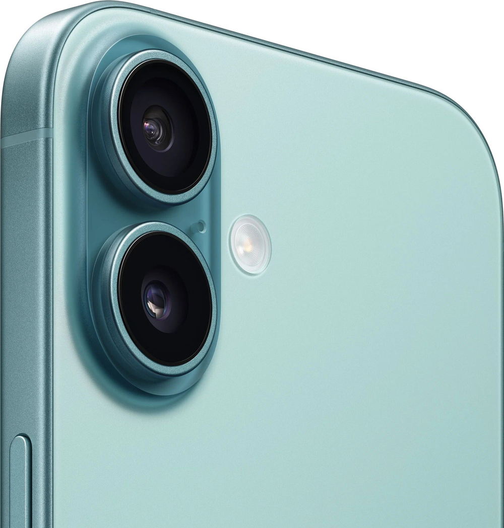 Смартфон Apple iPhone 16, 8GB RAM, 128GB, Teal (NanoSIM+eSIM)
