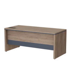 Стол руководителя прямой PREGO 1600х800х760 П.CР-16.8 Дуб Крафт табачный/Антрацит