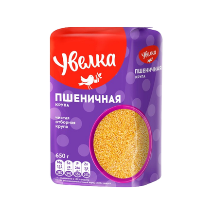 Крупа Пшеничная Увелка 650 гр