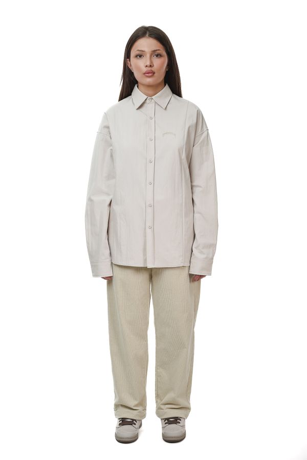 Сорочка Puff пыльно-белая - фото 2