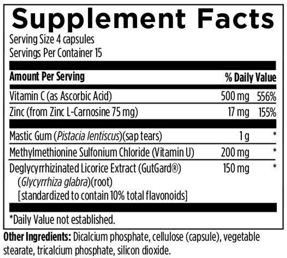 Designs For Health - GastroMend-HP 60 capsules
