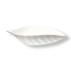 Соусник 20 мл 10*4,5 см h2 см "Лист" белый фарфор P.L. Proff Cuisine [16]