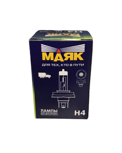 Автомобильная галогеновая лампа старого образца Маяк Н4 24V 75/70W P45t