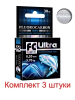 Леска для рыбалки FC Ultra Fluorocarbon 100% 0,30mm 30m
