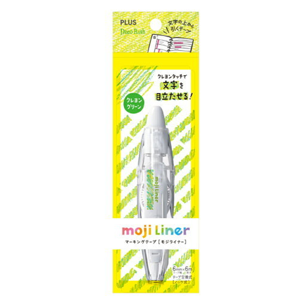 Роллер Plus Deco Rush moji Liner (Crayon Green)