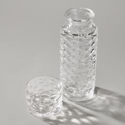 ГРАФИН С КРЫШКОЙ/СТАКАНОМ 8Х22,5 СМ 650/150 МЛ