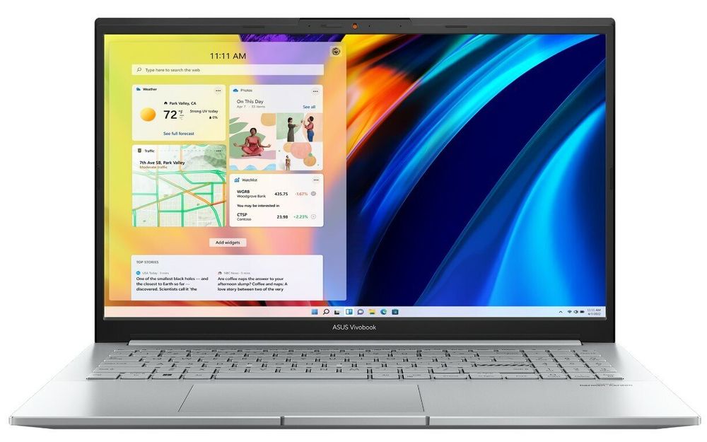 Ноутбук ASUS Vivobook Pro 15 OLED K6500Z, 15.6&amp;quot;, Intel Core i5 12500H 16ГБ, 512ГБ SSD, NVIDIA GeForce RTX 3050 для ноутбуков - 4096 Мб, noOS, серебристый 90nb0xk2-m000f0 ENG KB