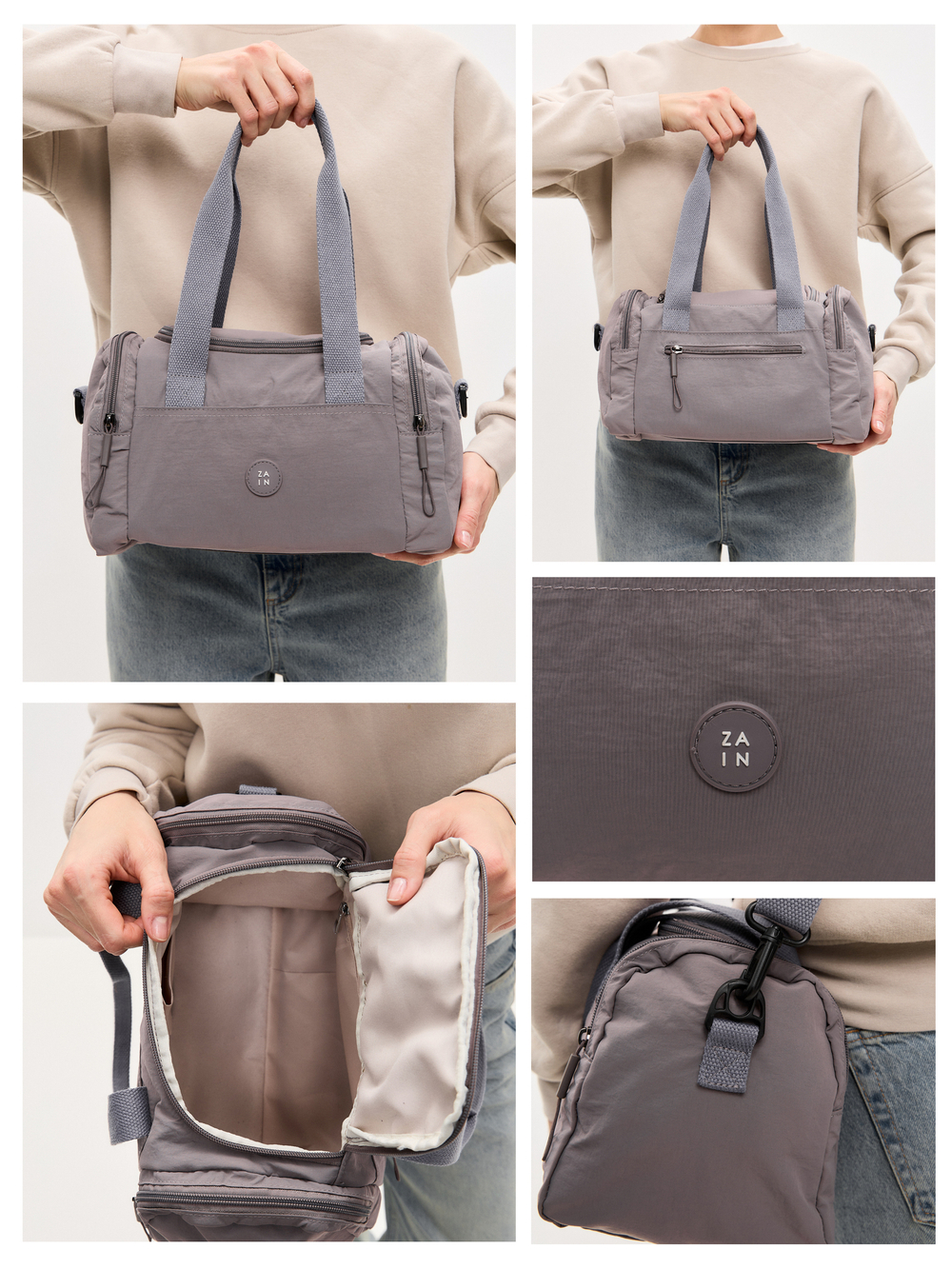 Сумка спортивная 1156 "ZAIN mini duffle" Черный