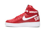 Кроссовки Supreme X Nike Air Force 1 World Famous Red