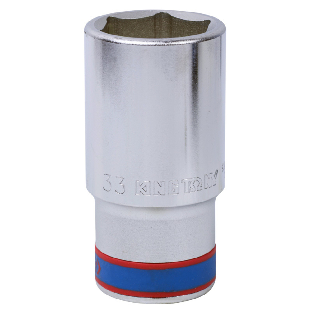 Головка торцевая глубокая шестигранная 3/4&quot;, 33 мм KING TONY 623533M