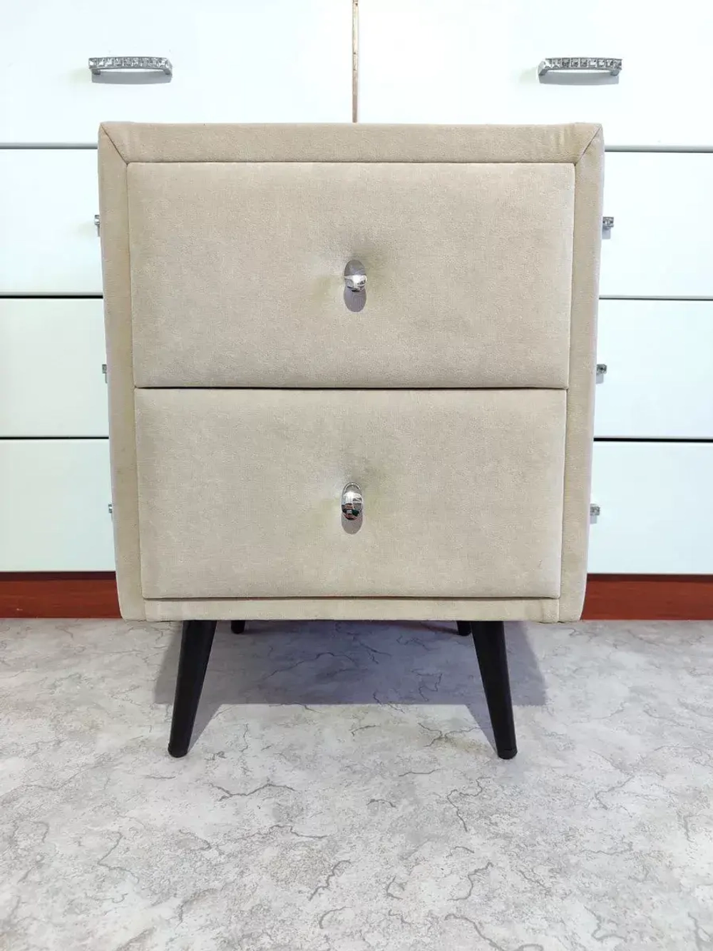 Ножки мебельные черные Штык Косой 150мм/4шт