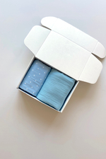 Набор пеленок "Голубой горошек XS"