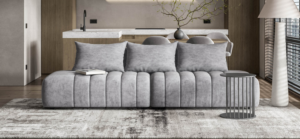 Диван Босс Твин прямой Велюр Роял агат