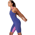 SPEEDO LZR PURE VALOR 2.0 OPENBACK KNEESKIN NAVY/PURPLE