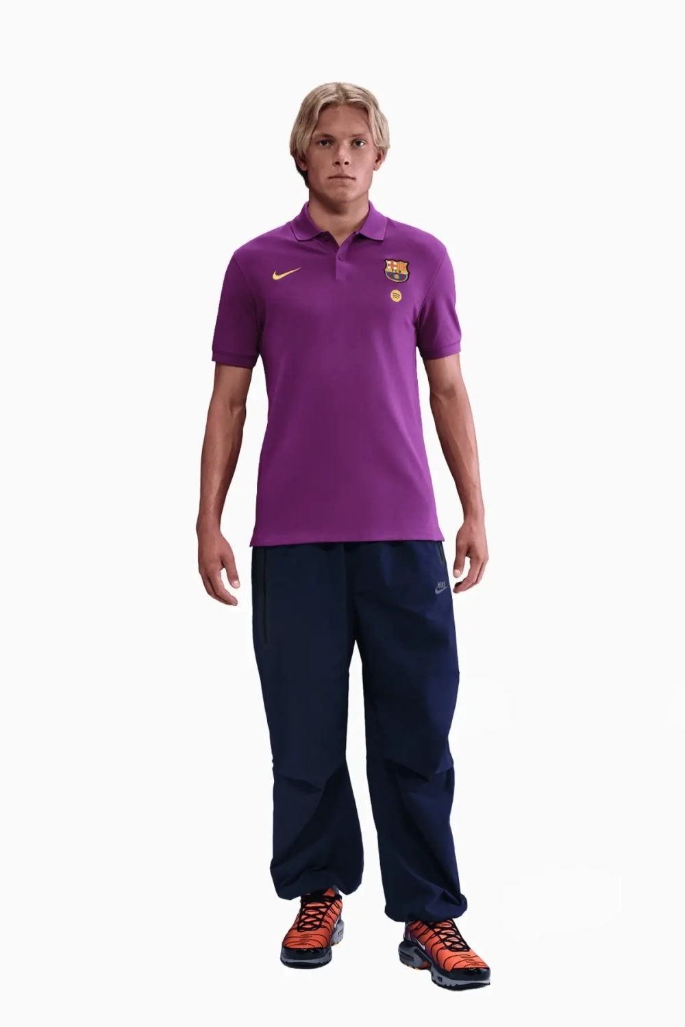 Футболка Nike FC Barcelona 25/26 Polo - фиолетовый