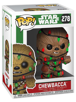 Фигурка Funko POP! Bobble Star Wars Holiday Chewbacca w/Lights (278) 33886