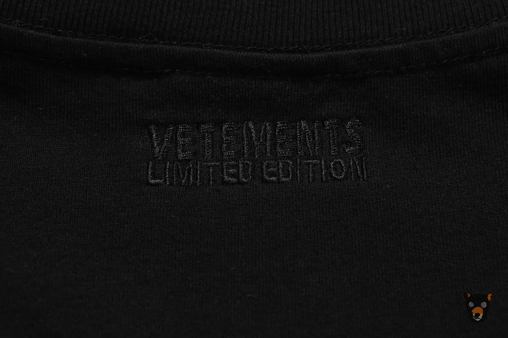 Футболка Vetements "Limited Edition" черная