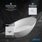 Акриловая ванна ABBER AB9374-1.7 белая