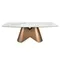 Обеденный стол Angel Cerda 1172, 240х120 см, белая керамика 