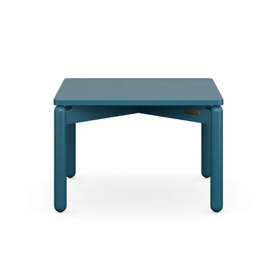 Столик кофейный Saga, 60х60 см, сине-зеленый