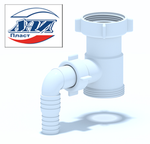 АНИ  М110 Отвод стир. машины 1"1/2*1"1/2   (40/1шт)
