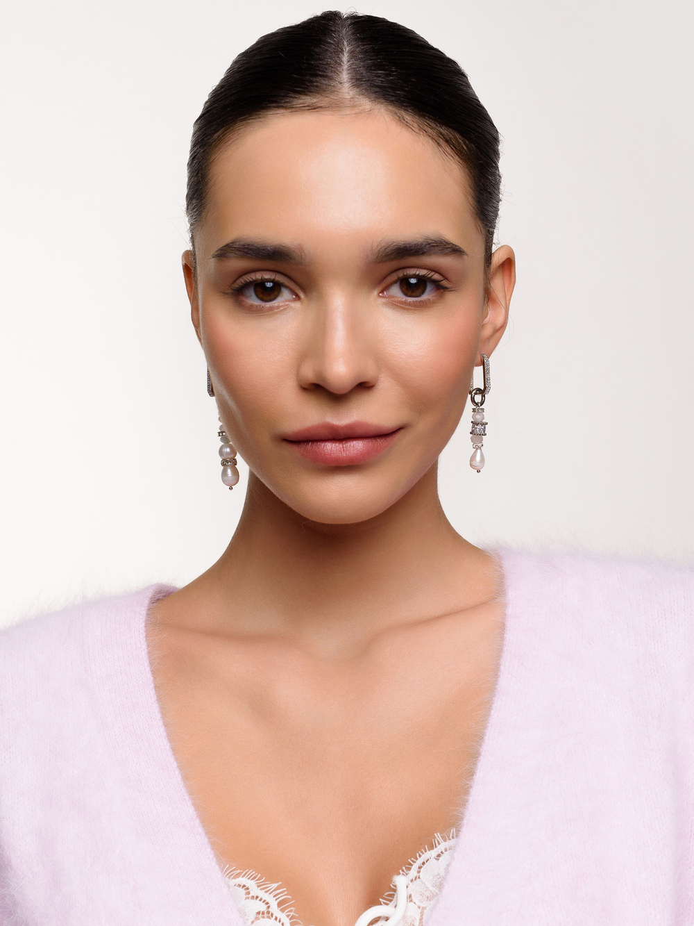 Серьги "Charm stick" Silver