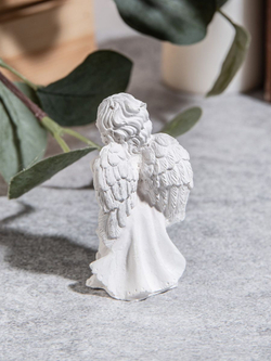 Набор статуэток ангелочки 4 штуки и аромакамень цветок