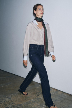 ZARA ПЛАТОК С АТЛАСНЫМ ПРИНТОМ, РАЗНОЦВЕТНЫЙ