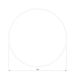 Настенный светильник 6010 Luna White