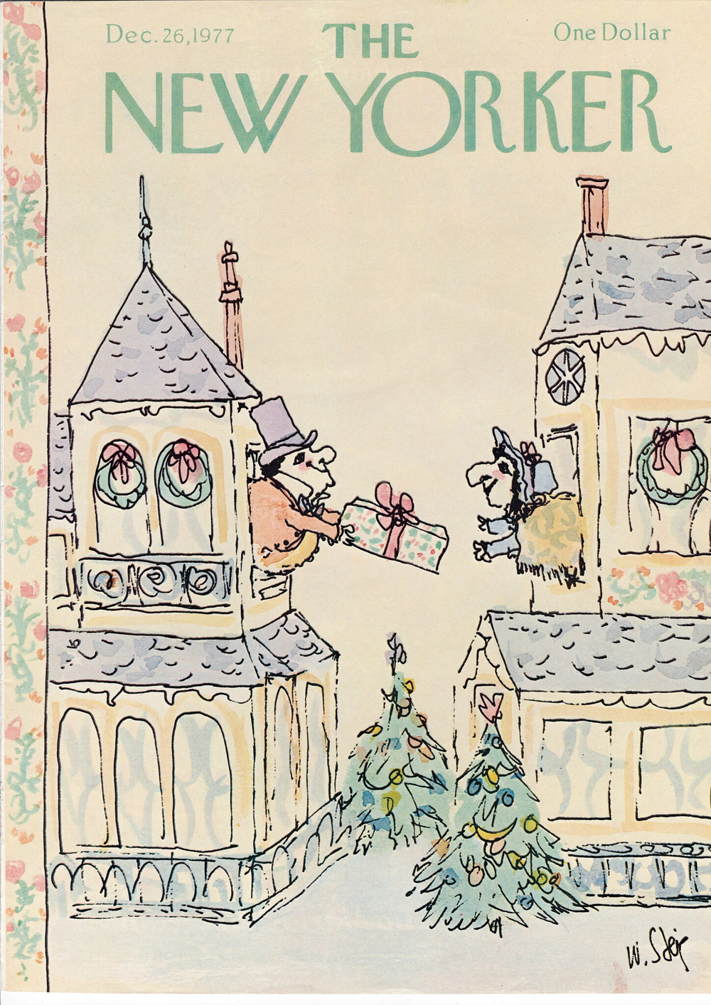 Журнал The New Yorker 26-12-1977, обложка