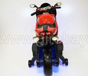 Детский электромотоцикл River Toys A001AA оранжевый